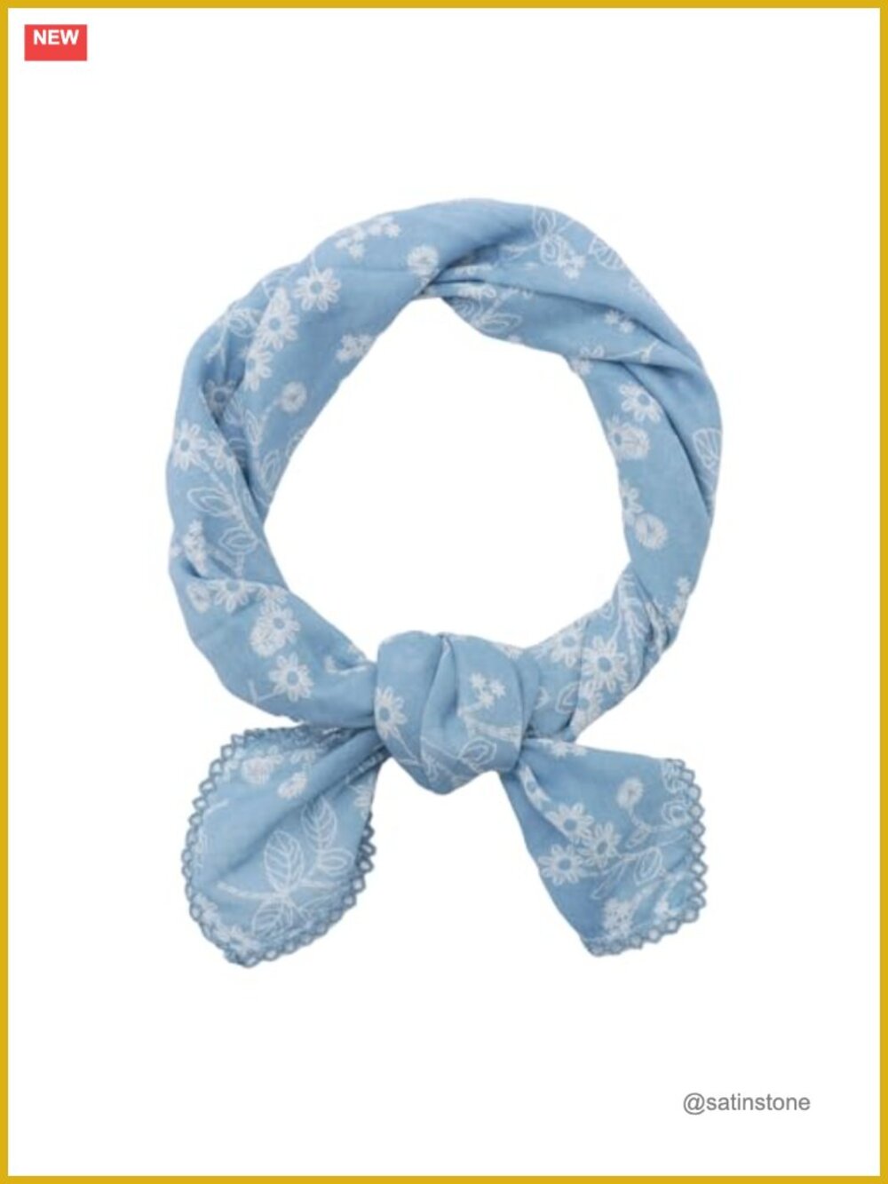 Cotton Bandana 27x27 Hair Neck Scarf Headband Square Scarf